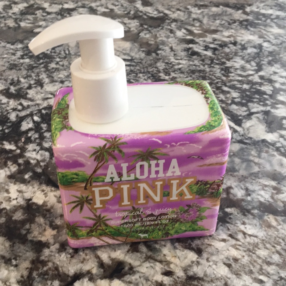 Victoria’s Secret PINK body lotion.